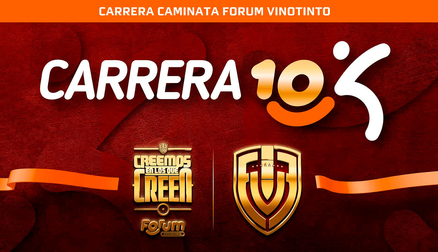 Carrera Forum Vinotinto - Sebastian Cano Caporales: Carrera Forum – Vinotinto - Pantalla Deportiva